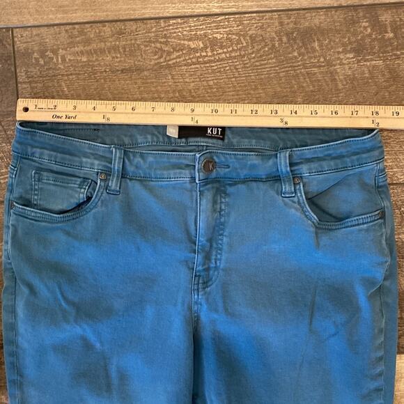 KUT From The Kloth Women's Amy High Rise Crop Straight Leg Jean Size 16W - Picture 5 of 11